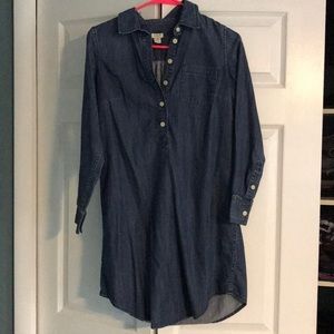 J.Crew Jean Shirtdress